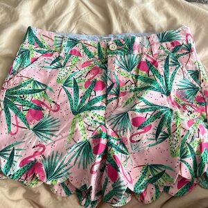 Kids crown and ivy pattern shorts